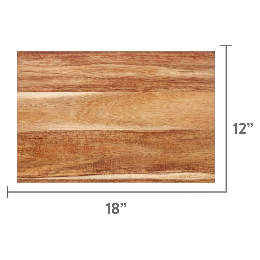 The Pioneer Woman Cowboy Rustic 12" x 18" Acacia Wood Cutting Board, Brown